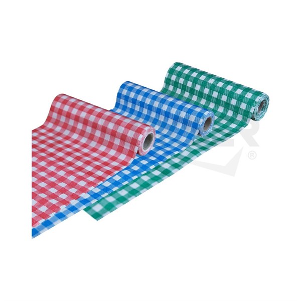 Pratikser Tek Kullanımlık Masa Örtüsü (Kırmızı-Mavi-Yeşil) - 100x120cm - 3 Rulo